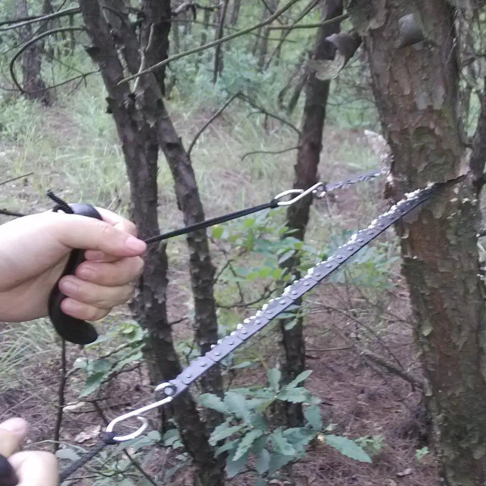Outdoor Camping Hunting Logging Chain Saw Hand-held Wire Saw Portable Pocket Saw Camping Hand Saw Emergency Survival Tools