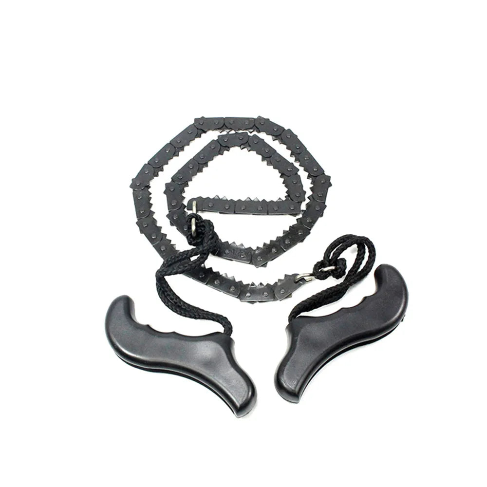 Outdoor Camping Hunting Logging Chain Saw Hand-held Wire Saw Portable Pocket Saw Camping Hand Saw Emergency Survival Tools