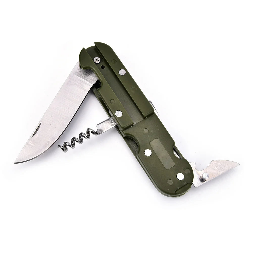 Camping Cutlery Stainless Steel  Folding Knife Fork Spoon Portable Outdoor Tableware Camping Equipment