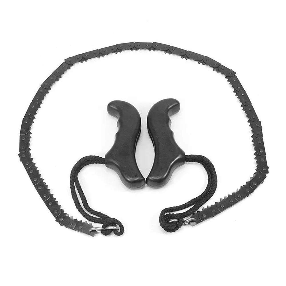 Outdoor Camping Hunting Logging Chain Saw Hand-held Wire Saw Portable Pocket Saw Camping Hand Saw Emergency Survival Tools