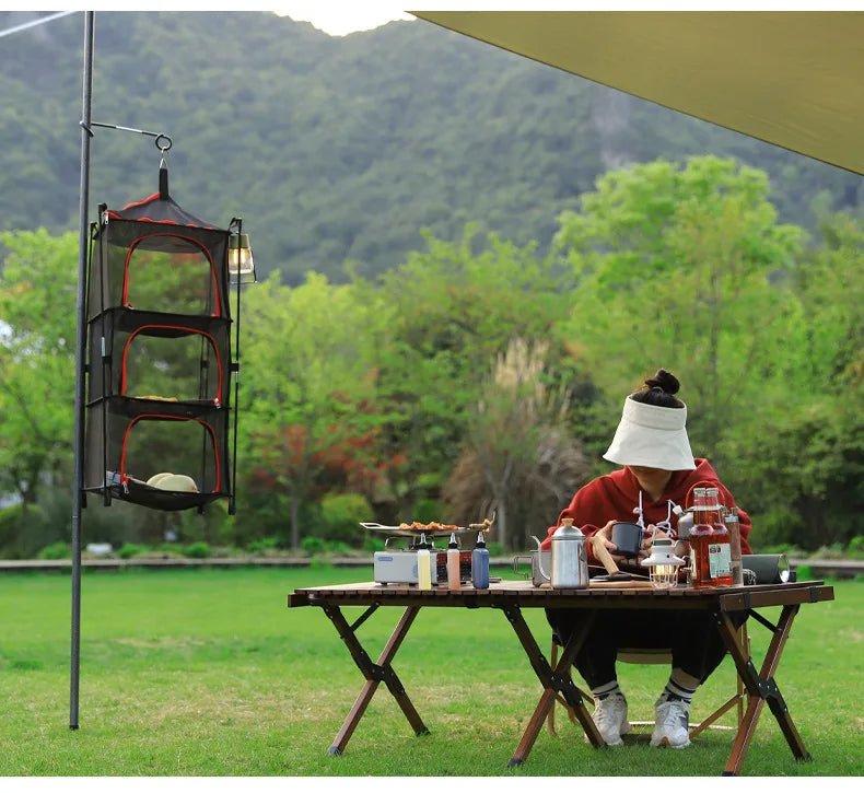 Emotional Camping Cooking Net Drying Machine Drying Net