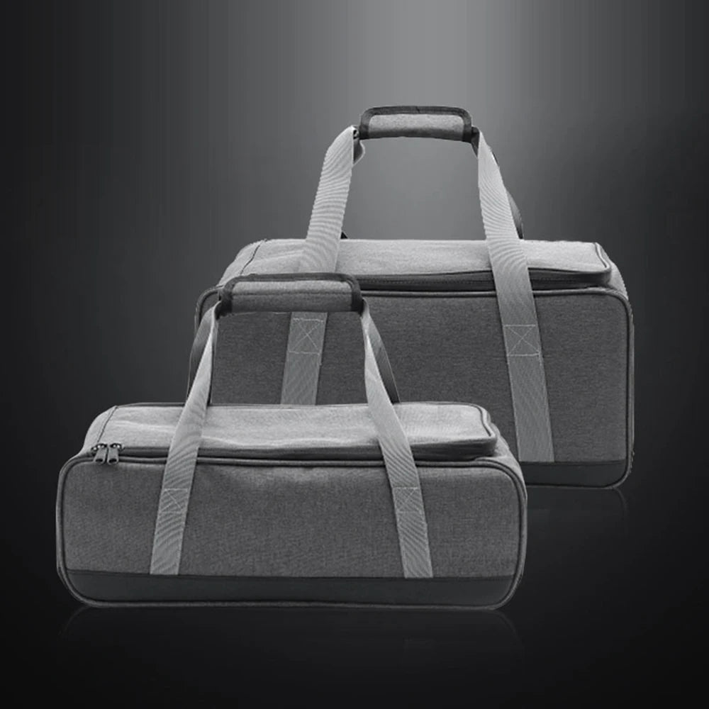 Camping Cookware Bag Cooking Utensils Bag Outdoor Stove Storage Container Cooking Tote Bag with Movable Partitions Size M L