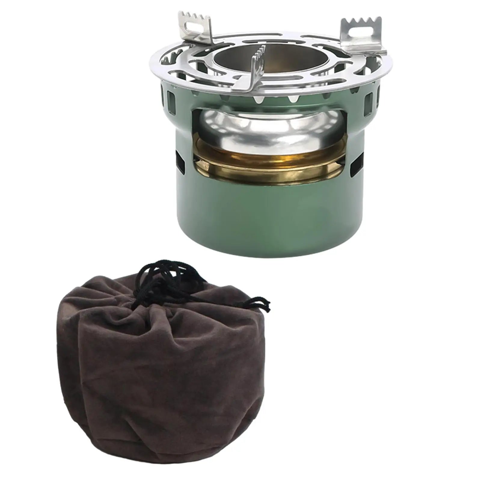 Ultralight Alcohol Camping Stove – Compact Portable Metal Burner for Hiking, Backpacking & Outdoor Cooking