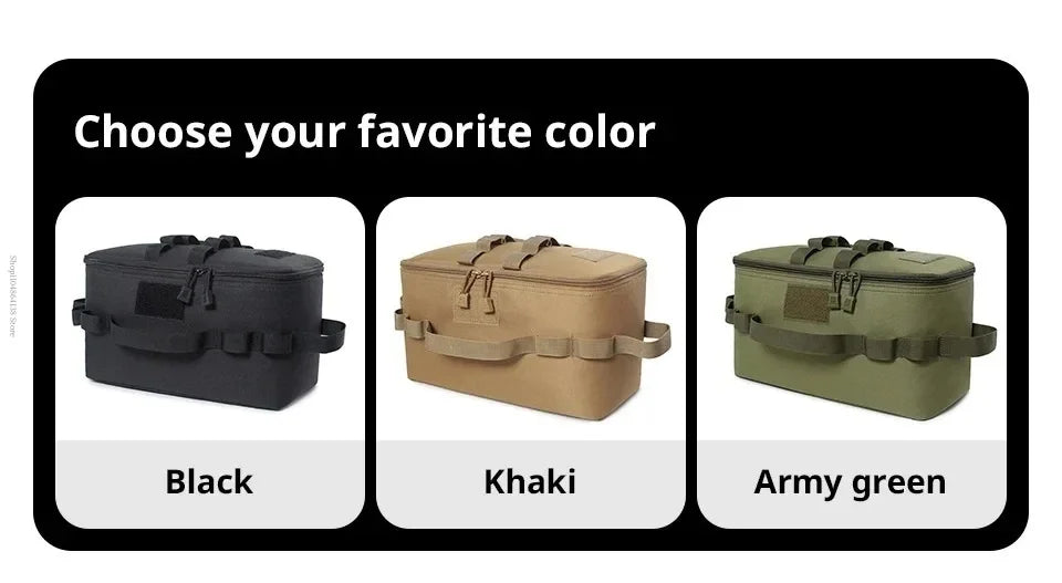 Camping picnic bag - outdoor storage bag - foldable multi-purpose tactical carry bag - picnic bag - large capacity shoulder bag