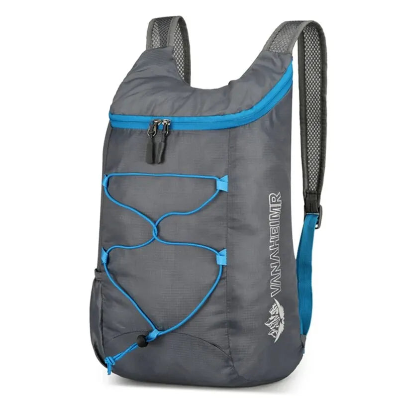 Camping Hiking For Travel Multifunctional Outdoor Folding Backpack High Density Lightweight Waterproof Nylon Fabric Sports Bag
