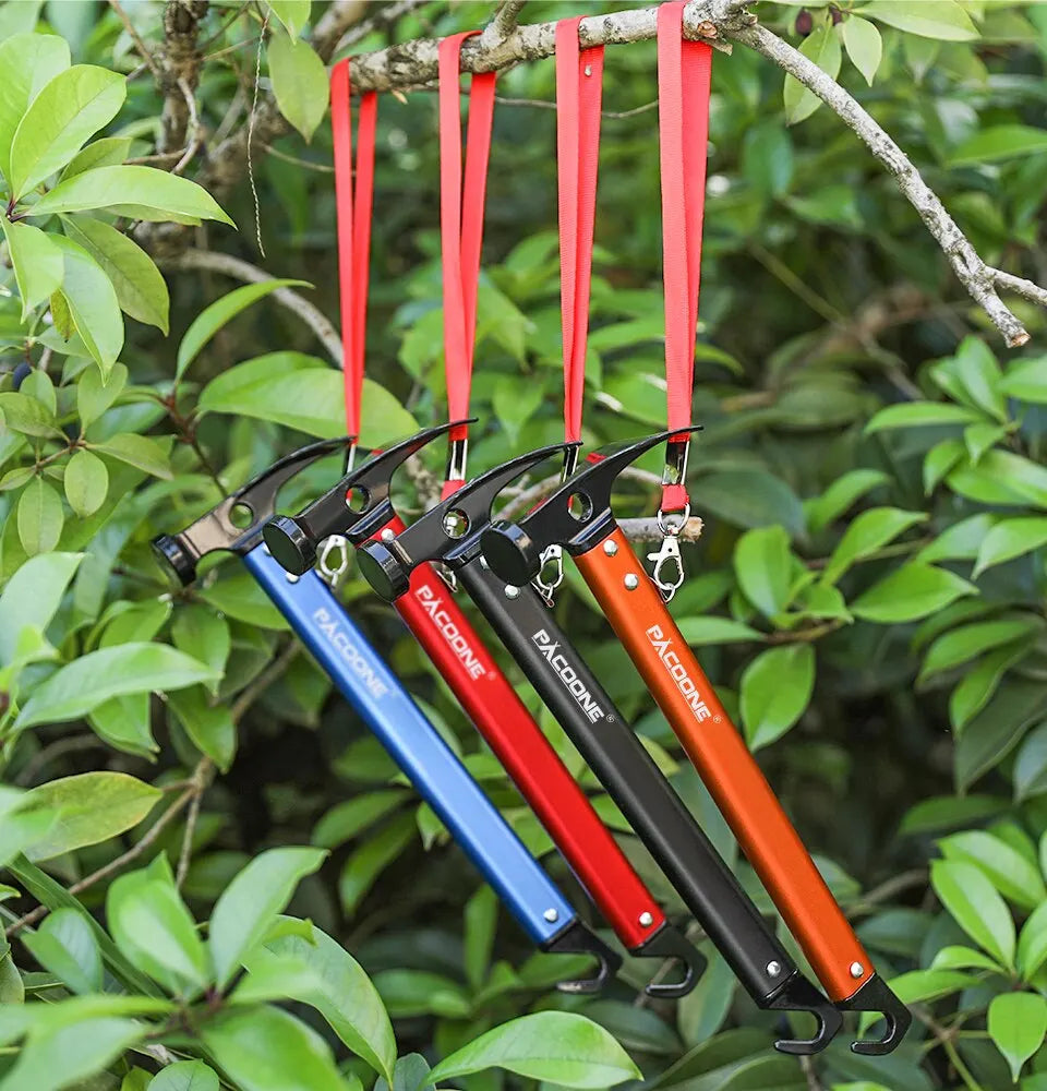 Outdoor Survival Tool Camping Multifunctional Hammer Pocket Multi Tools Aluminum Alloy Hook Life-saving Hammer New