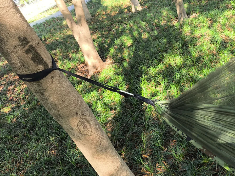 Camping hammock Super elastic fast opening hammock suitable for camping hammock outdoor furniture garden leisure hammock