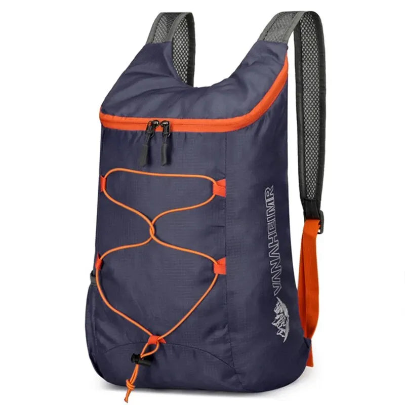 Camping Hiking For Travel Multifunctional Outdoor Folding Backpack High Density Lightweight Waterproof Nylon Fabric Sports Bag