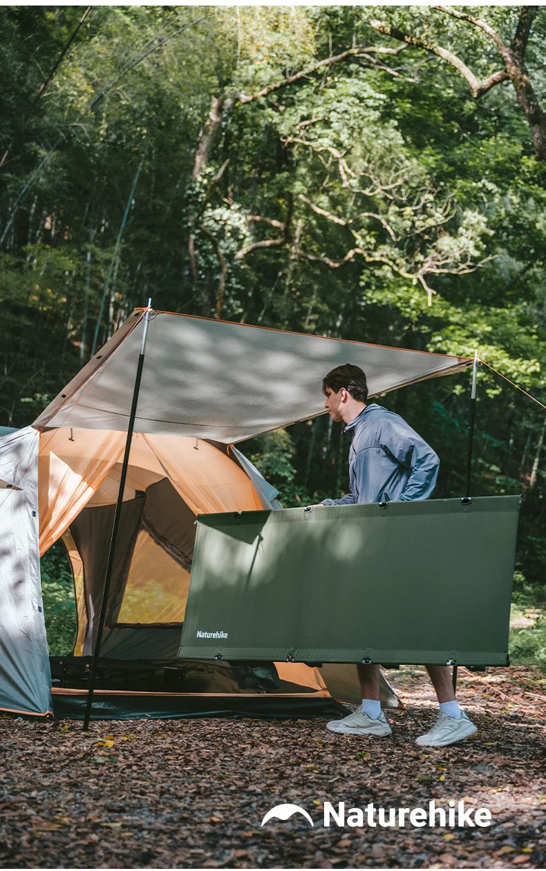 Naturehike Camping Cot Portable Folding Bed Outdoor Ultralight Compact Tent Sleeping Bed for Camping Travel Backpacking Hiking