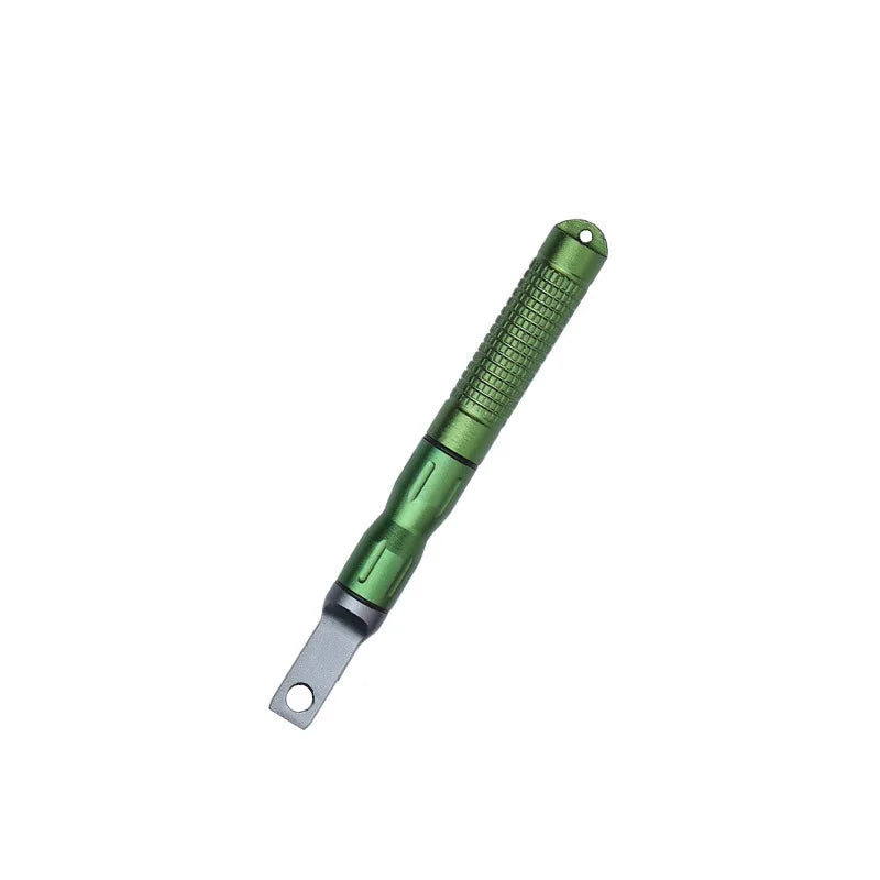 Outdoor flint camping equipment, wilderness survival tools, firearms, round wooden handles, torches, cigarette accessories tool