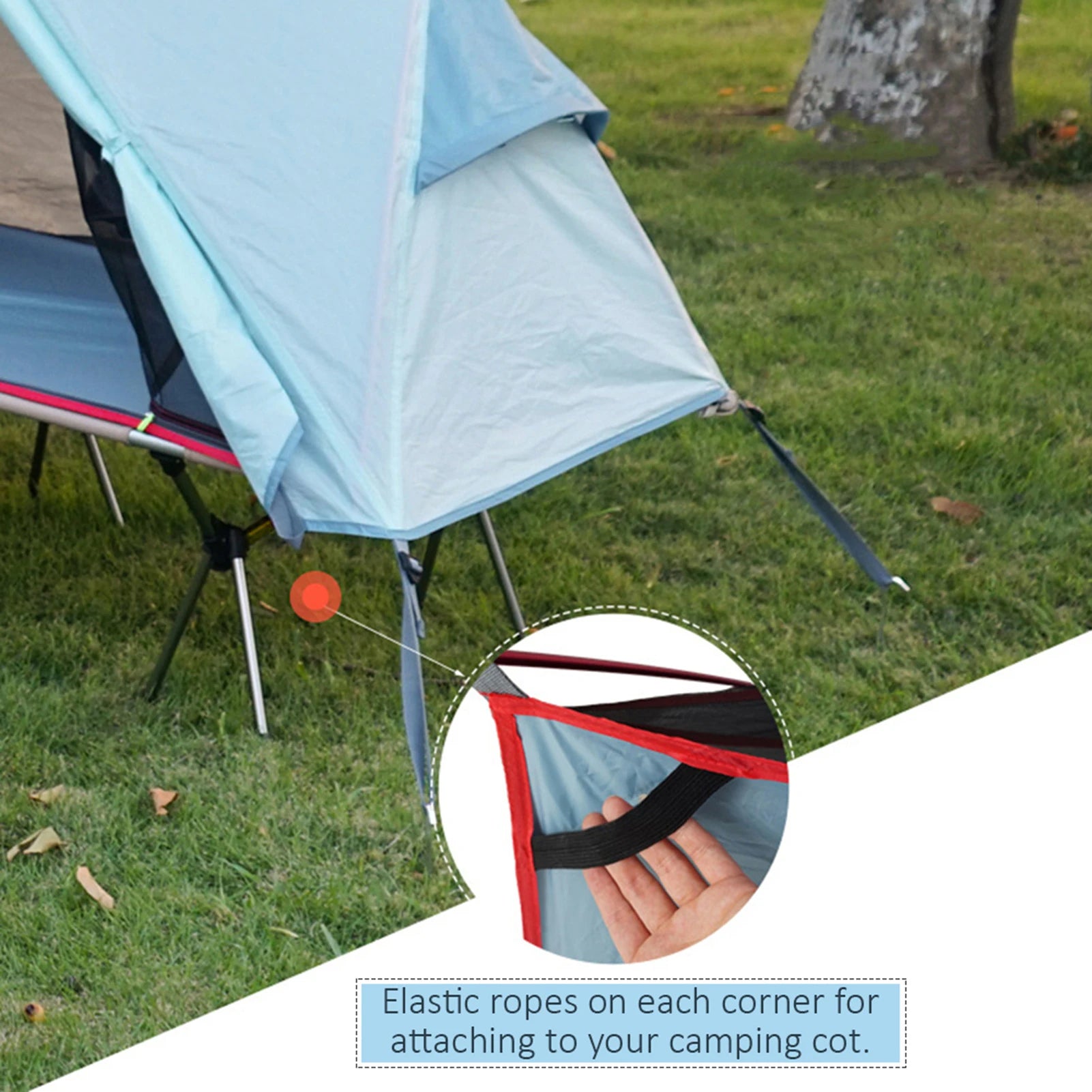 1 Person Camping Tent for Cot Lightweight  Resistant Tent for Outdoor Camping Backpacking Traveling Camping Tent