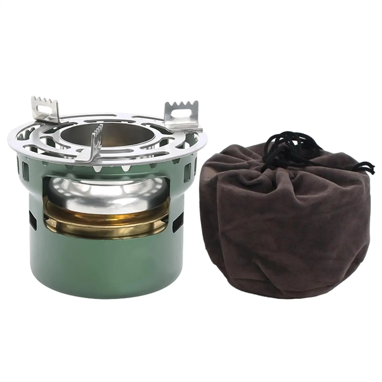 Ultralight Alcohol Camping Stove – Compact Portable Metal Burner for Hiking, Backpacking & Outdoor Cooking