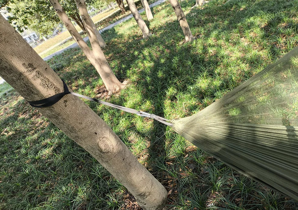 Camping hammock Super elastic fast opening hammock suitable for camping hammock outdoor furniture garden leisure hammock