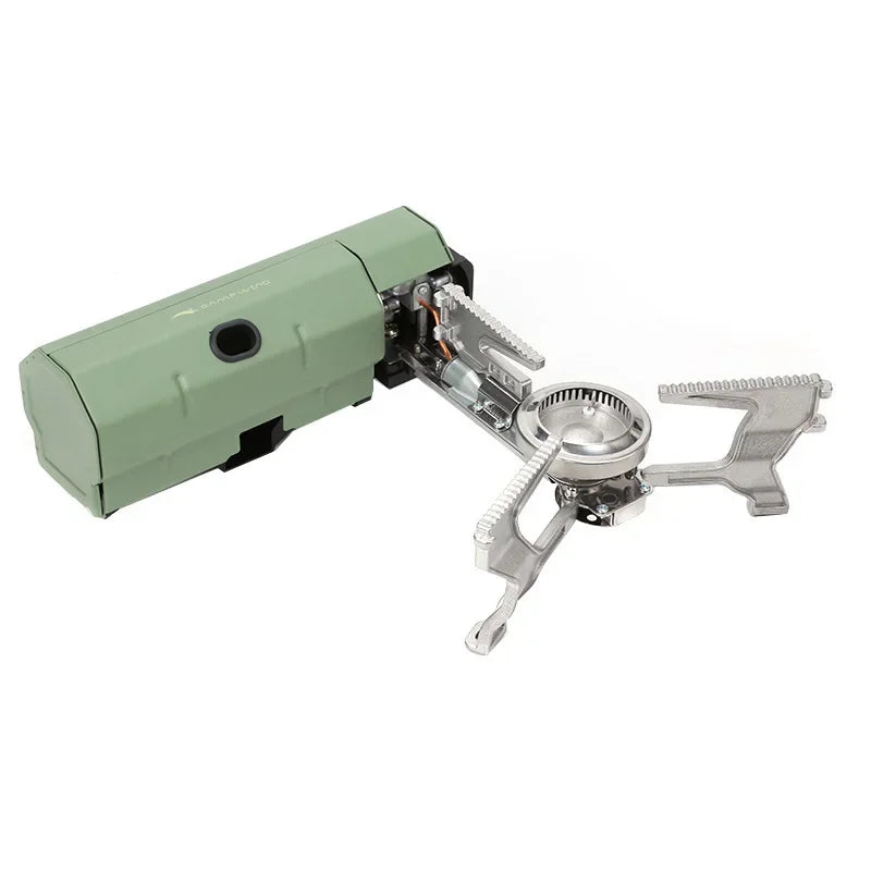 Camping Gas Stove Portable Folding Gas Burner Outdoor Gas Stove Folding Card Stove Picnic Grill Fire Heating System