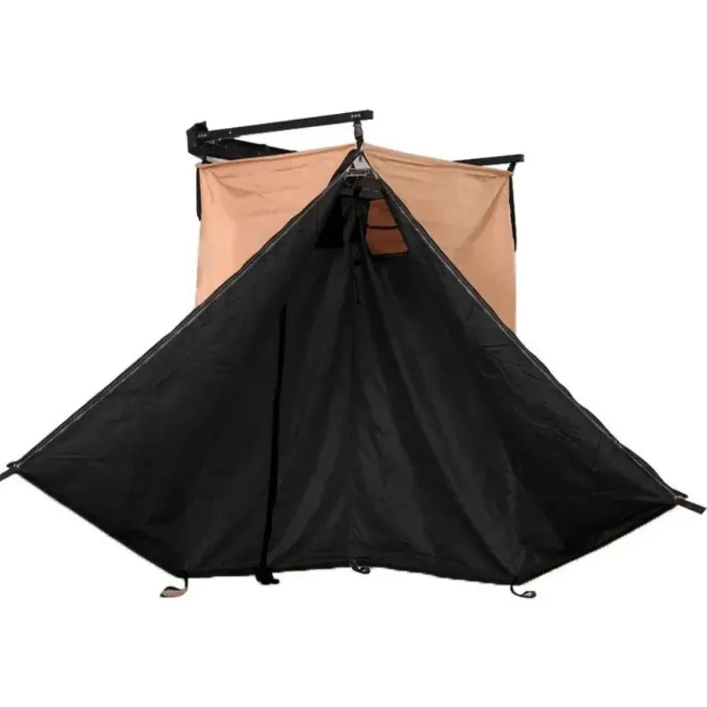 Customized Spotted Wear Resistant Waterproof Car Side Shower Tent Campsite Car Side Shower Convenient  Usable Camping Essentials