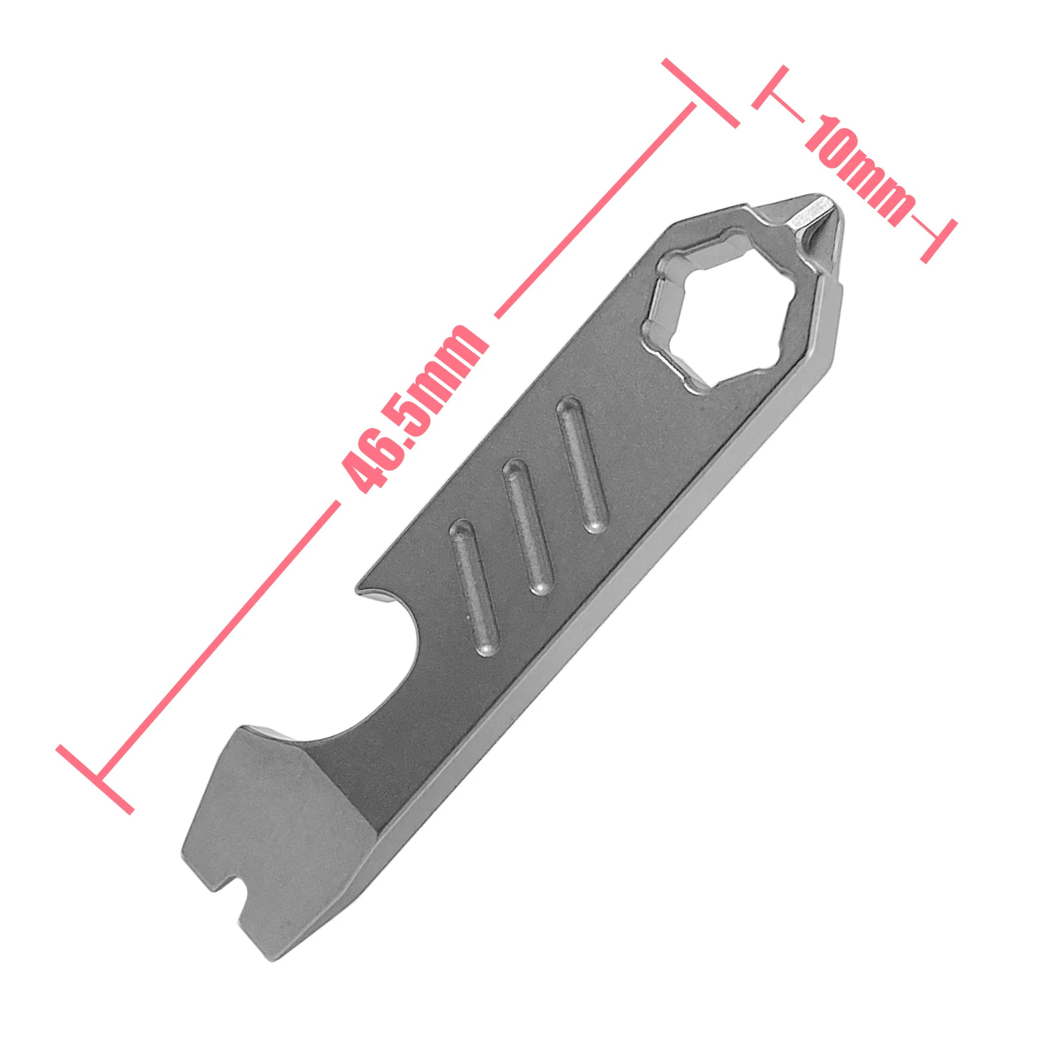Outdoor EDC practical tools, multi-functional crowbars, beer bottle openers, key accessories, outdoor camping pocket tools
