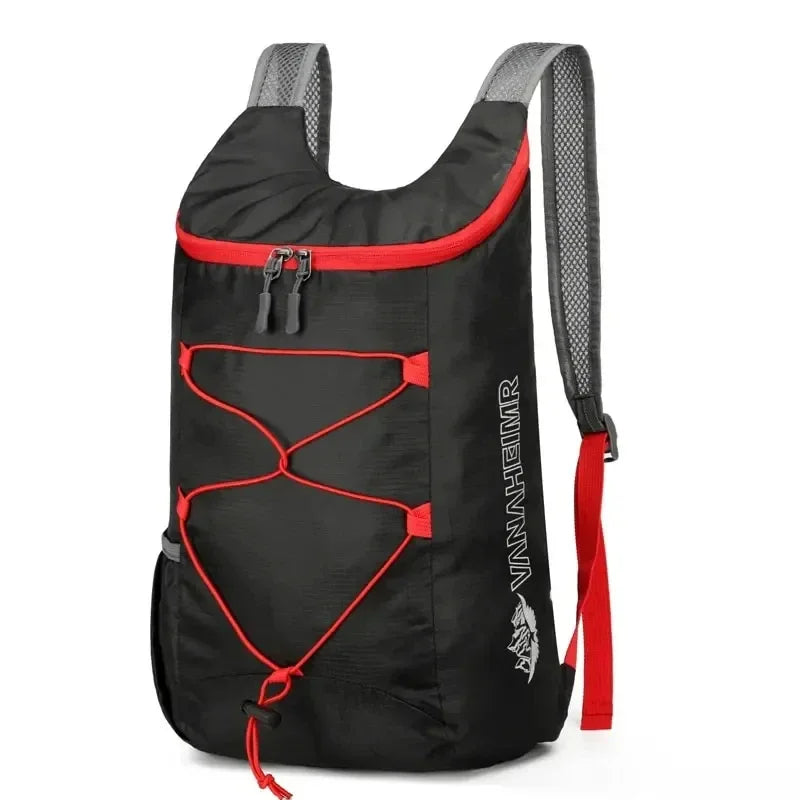 Camping Hiking For Travel Multifunctional Outdoor Folding Backpack High Density Lightweight Waterproof Nylon Fabric Sports Bag