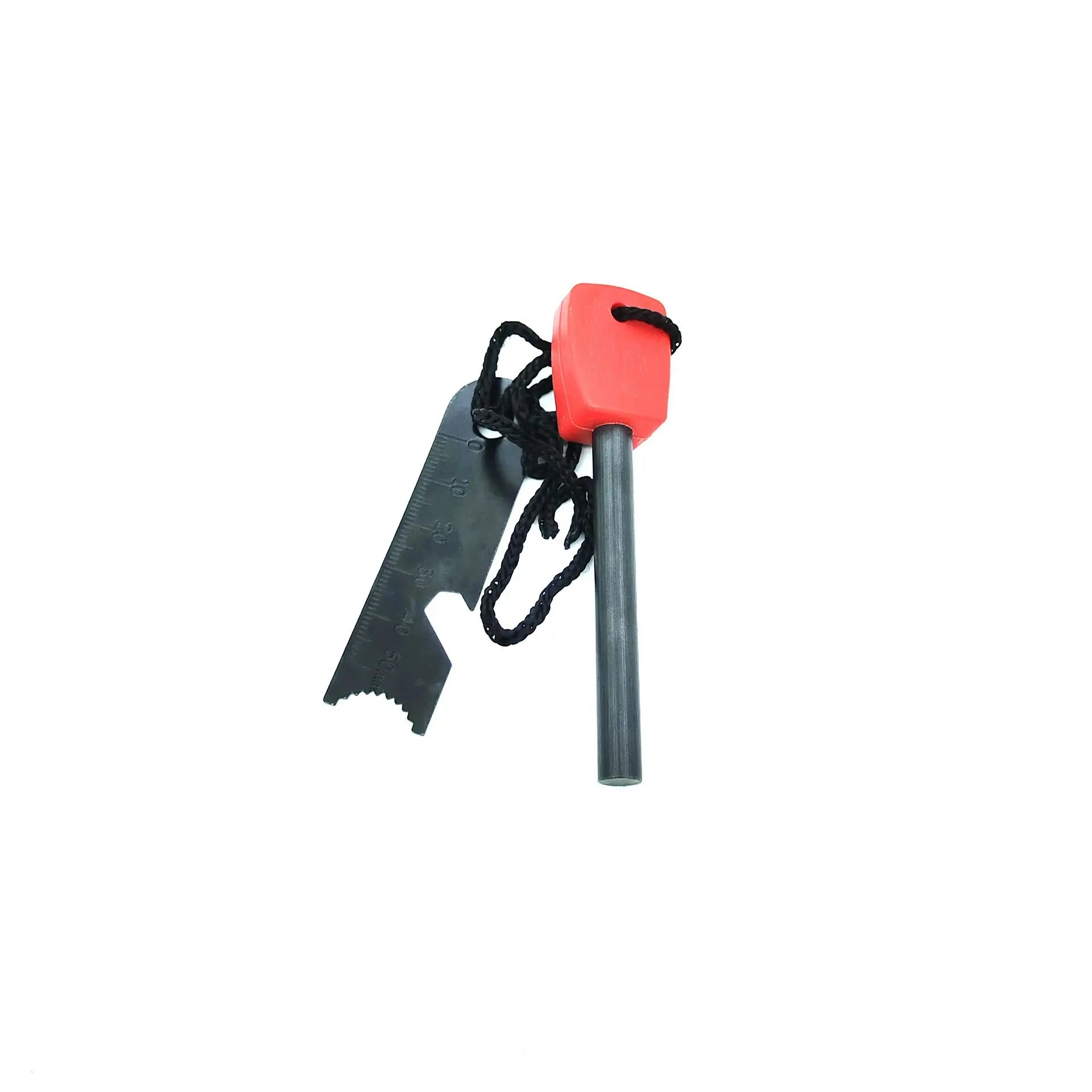 Outdoor flint camping equipment, wilderness survival tools, firearms, round wooden handles, torches, cigarette accessories tool
