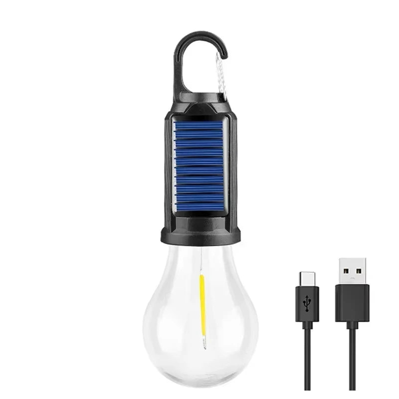 USB Camping Light 3 Lighting mode Rechargeable Lantern Waterproof High Bright Tent Light with Hook Outdoor Night Emergency Light