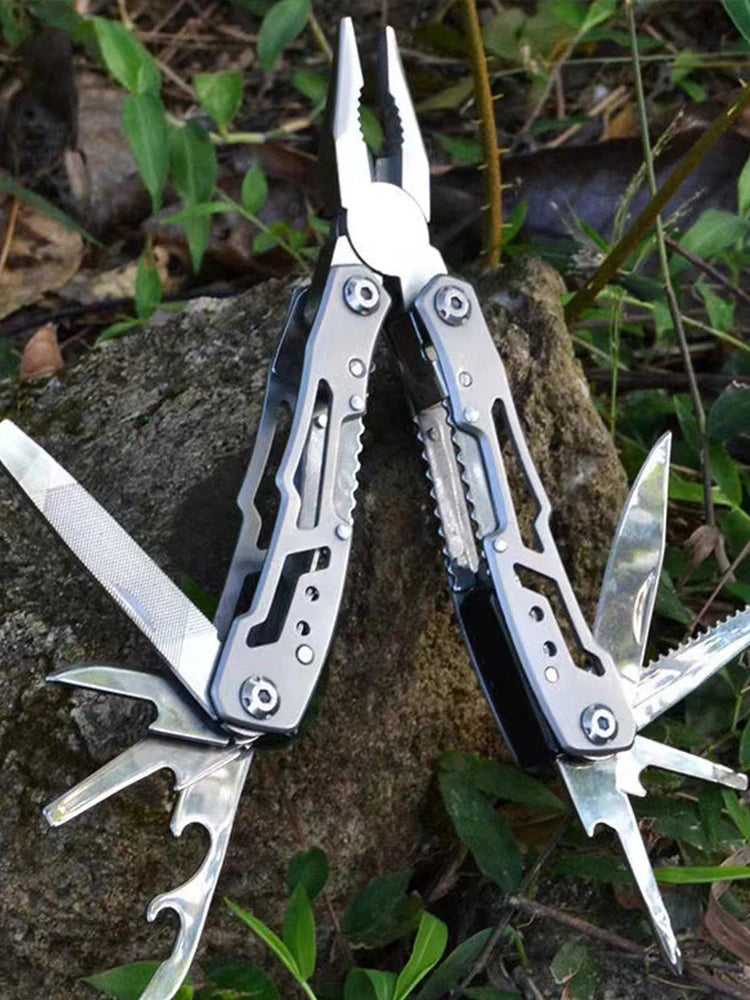 Outdoor Multitool Camping Portable Stainless Steel Folding Multifunction Tools Emergency survival Knife Pliers