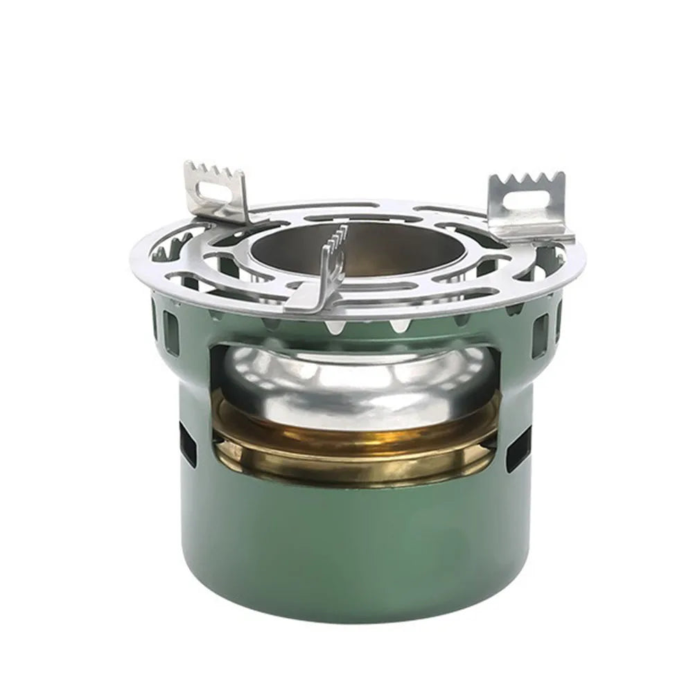 Ultralight Alcohol Camping Stove – Compact Portable Metal Burner for Hiking, Backpacking & Outdoor Cooking