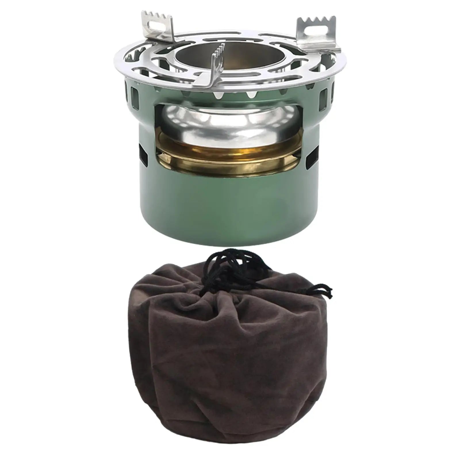 Ultralight Alcohol Camping Stove – Compact Portable Metal Burner for Hiking, Backpacking & Outdoor Cooking