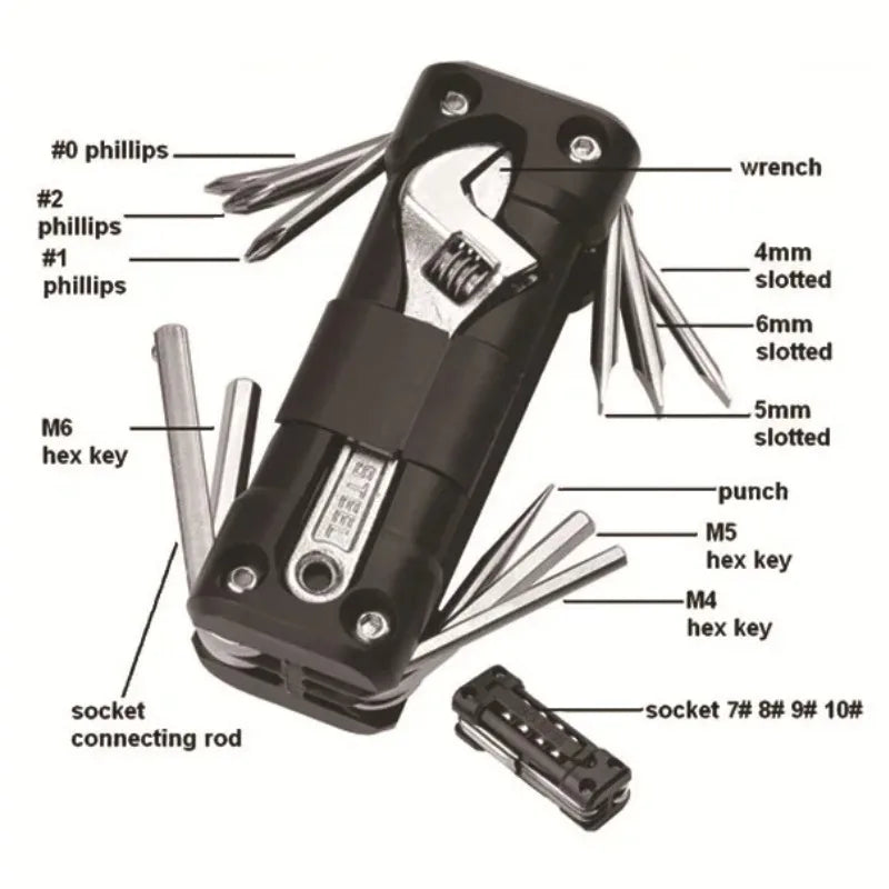 Multifunctional Combination Tools, Outdoor Camping Bicycle Motorcycle Tools Pliers Hand Tools Multi Tool