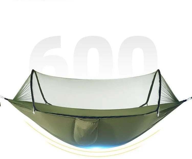 Camping hammock Super elastic fast opening hammock suitable for camping hammock outdoor furniture garden leisure hammock