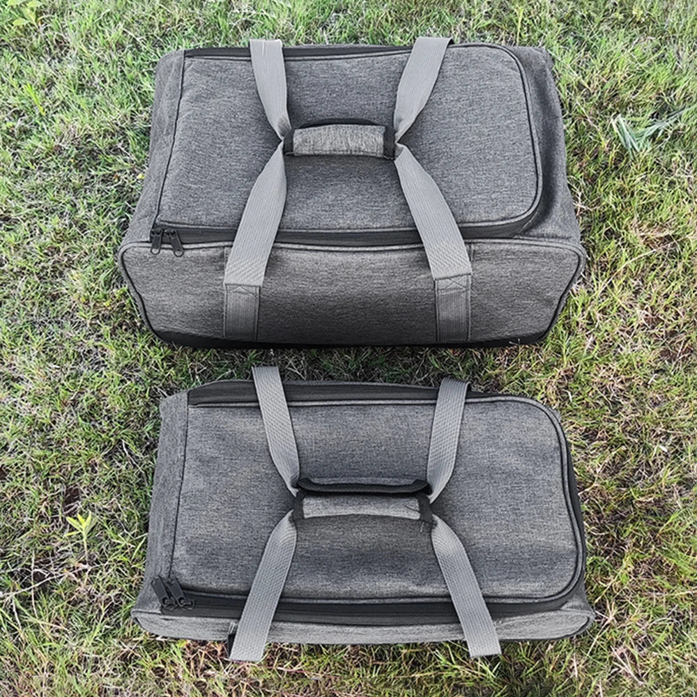 Camping Cookware Bag Cooking Utensils Bag Outdoor Stove Storage Container Cooking Tote Bag with Movable Partitions Size M L