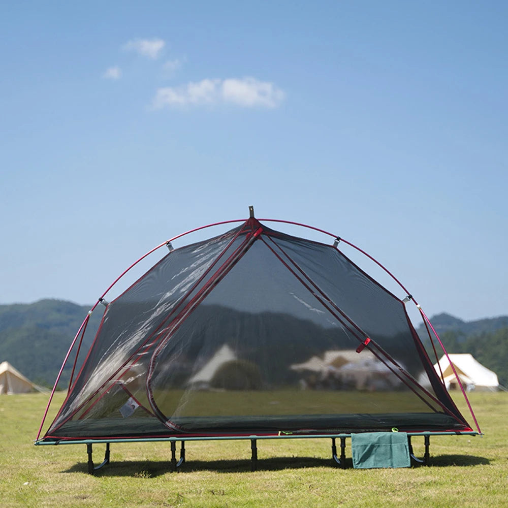 1 Person Camping Tent for Cot Lightweight  Resistant Tent for Outdoor Camping Backpacking Traveling Camping Tent