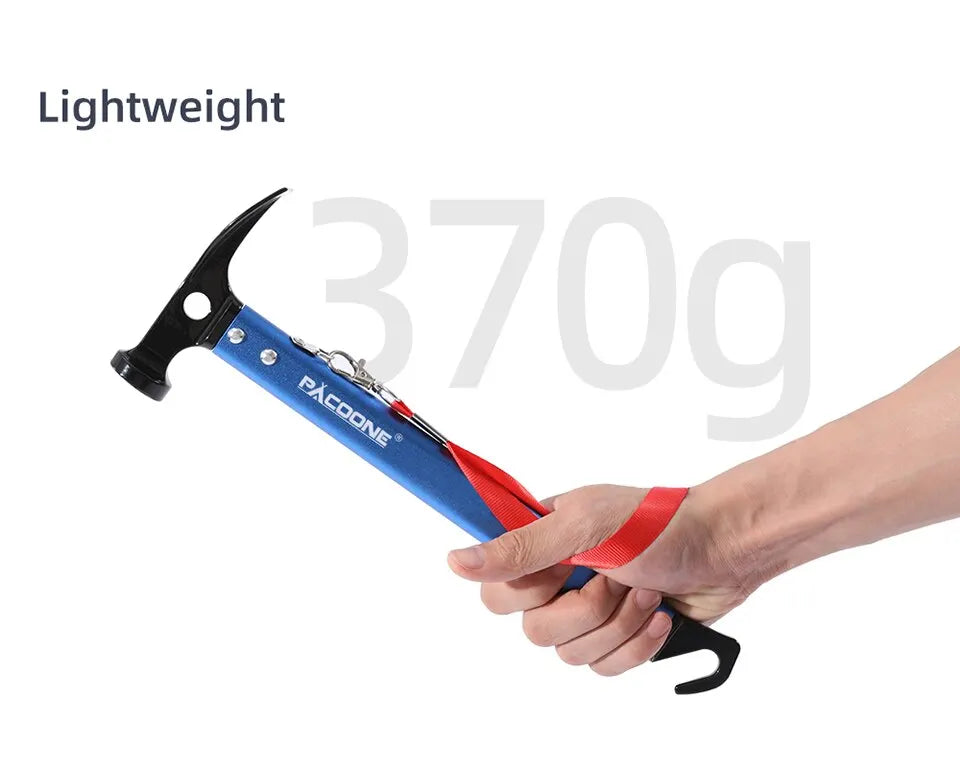 Outdoor Survival Tool Camping Multifunctional Hammer Pocket Multi Tools Aluminum Alloy Hook Life-saving Hammer New