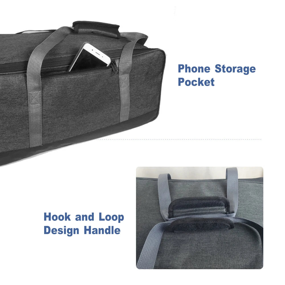 Camping Cookware Bag Cooking Utensils Bag Outdoor Stove Storage Container Cooking Tote Bag with Movable Partitions Size M L