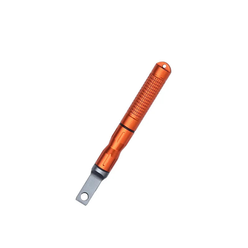 Outdoor flint camping equipment, wilderness survival tools, firearms, round wooden handles, torches, cigarette accessories tool