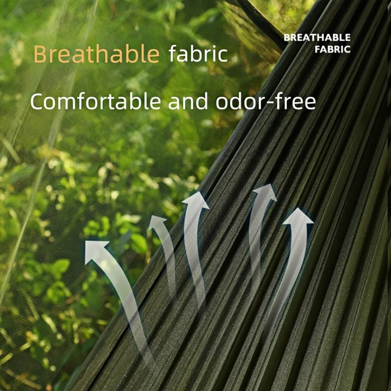 Camping hammock Super elastic fast opening hammock suitable for camping hammock outdoor furniture garden leisure hammock
