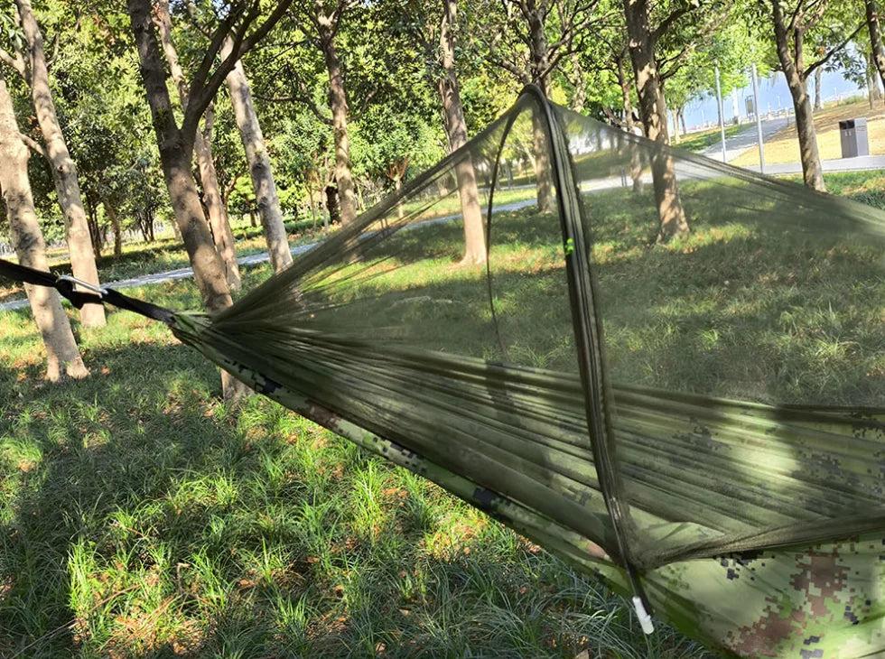 Camping hammock Super elastic fast opening hammock suitable for camping hammock outdoor furniture garden leisure hammock